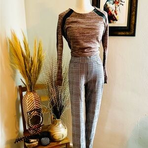 Stylish Plaid Women's Pants